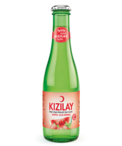 Eau minérale arôme fraise – pastèque 20 cl KIZILAY