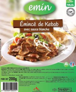 Kebab Halal avec sauce blanche 200gr EMIN