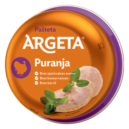 Paté de dinde 95 gr ARGETA