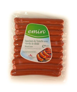 Sosis de dinde sous vide 500gr EMIN