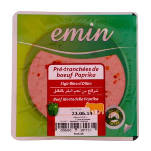 Tranches de boeuf pimenté 200gr EMIN