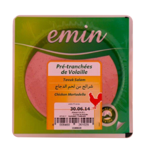 Tranches de poulet 200gr EMIN