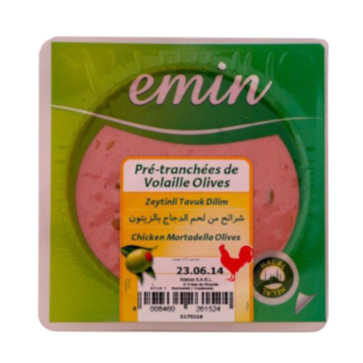 Tranches de poulet aux olives 200 gr EMIN